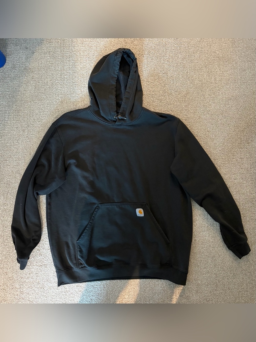 Carhartt Black Men's Heavyweight Hooded Sweatshirt